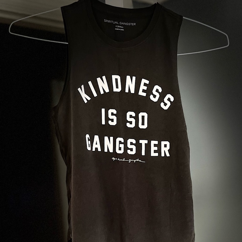 Spiritual Gangster cropped tees- X-Small in gray
